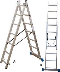 PROFAL LADDER TWO PIECES LIGHT TYPE 2.28m 801208
